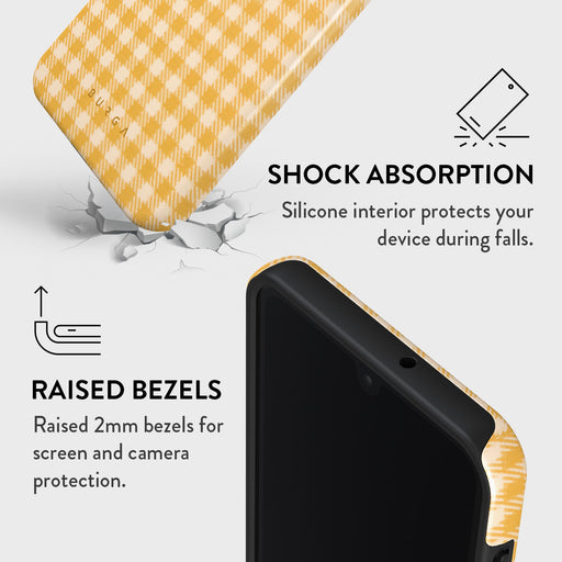 Tuscan Sun - Yellow Plaid Samsung Galaxy A26 5G Case 4