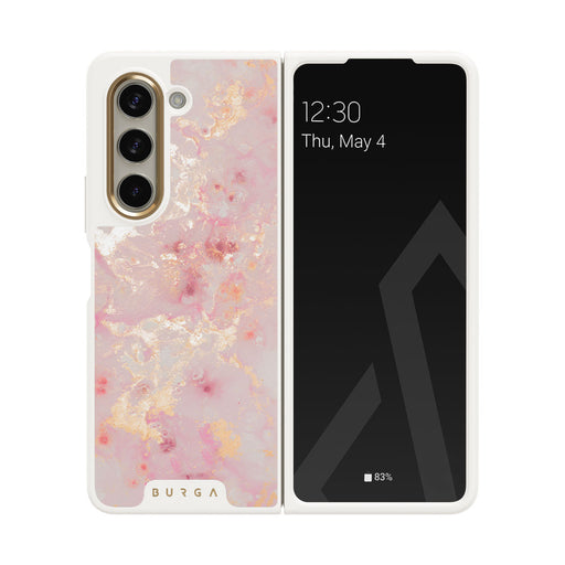 Golden Coral - Pink Samsung Galaxy Z Fold 5 Case