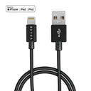 Black / USB to Lightning